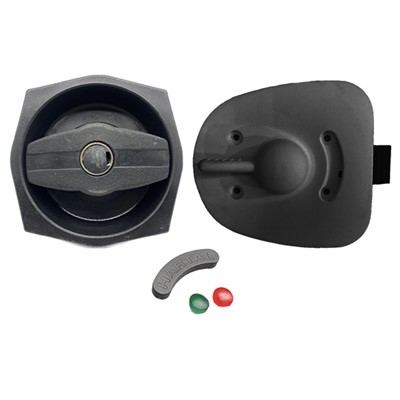 Hartal Left Hand Bar Grip Black Complete Lock suits West Alloy