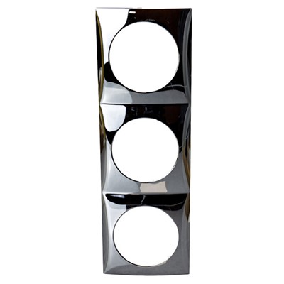 W4 Berker Flow Triple Frame Gloss - Chrome