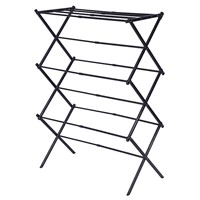 Quest Folding Airer Black