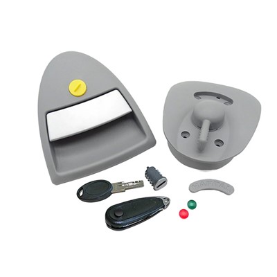 Hartal Triangle Right Hand Complete Bailey Lock Kit - Grey (suits HSC)