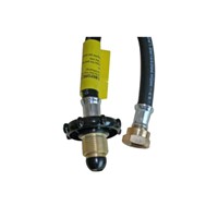 Single 450mm Propane Pigtail Black Handwheel Class 3