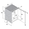 VitriFrigo C60i 60L Grey Compressor Fridge