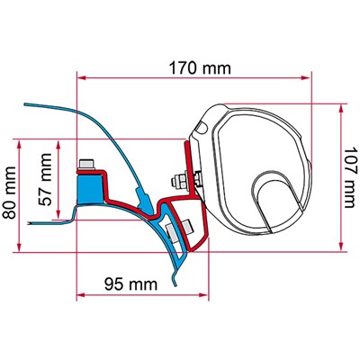 Fiamma Kit VW T5/T6 California