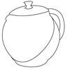 Quest Edgcumbe 0.9L Teapot (order in multiples of 12)