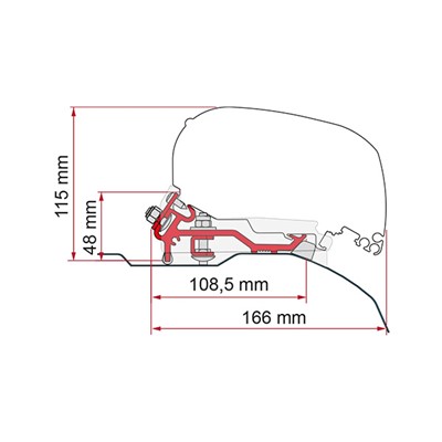 Fiamma Kit Ducato Lp(H2/L2/L3)>06 LHD/RHD