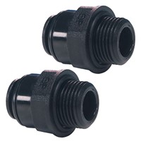 John Guest 12mm x 1/2 bsp 2 pack