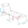Vienna Pro Lounge bed with side table