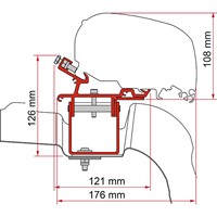 Fiamma Kit VW Crafter H3 DB RHD