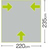 Falcon Pro 220 Air Porch Awning - Mid Grey