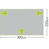 Falcon Pro 390 Air Porch Awning - Mid Grey