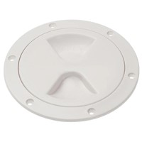 White 4" Inspection Hatch Cover