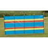 5 Pole Multicoloured Polythene Windbreak