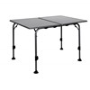 Westfield Black Aircolite Twin 120 x 80cm Table - Silver Legs