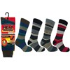 Heat Machine Men’s Tog 2.3 Thermal Socks, Size 6-11, Stripe