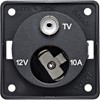 W4 Berker 12V Cigar Socket/TV Point - Anthracite