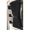Ford Transit Custom Black LWB Barn Door Curtains 2012 - 2024