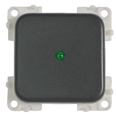 CBE Grey Single Unipolar + LED Switch