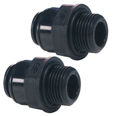 John Guest 1/2" to 12mm straight adaptor (2 pack)