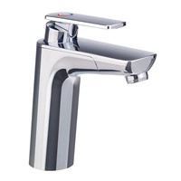 Vector E mixer tap with 25cm flexi hose with barbed ends & 33mm hole size