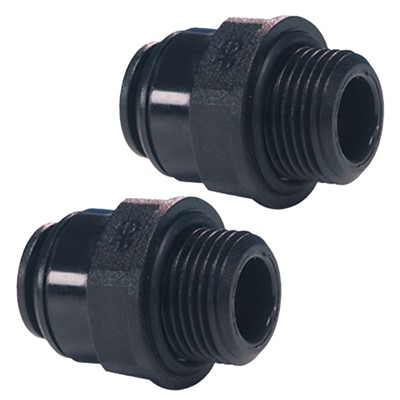John Guest 12mm x 1/2 bsp 2 pack