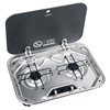 PI8022 Smev 2 Burner Hob Piezo with Lid