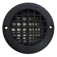 DLS 75 x 10mm Round Tail Vent -  Black