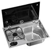 Dometic Vision CVC1525G One Burner Combination Unit - Right Hand Sink
