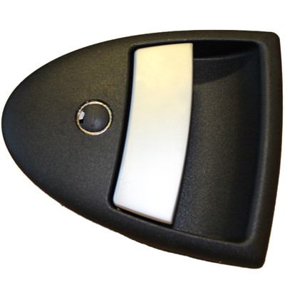 Hartal Triangle Outer Handle, Black, suits West Alloy