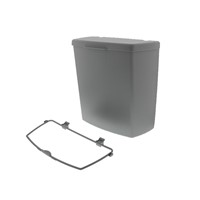 Hartal 3 Piece Door Bin Set - Traffic Grey (No fittings)
