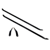 VW Transporter T6 LWB Sport Side Bars - Black