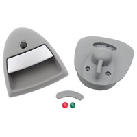 Hartal Triangle Right Hand Complete Lock, Grey, suits West Alloy