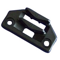 Polyplastic Wide Black stay/catch lockplate