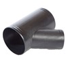 Whale Black Unequal 'Y' Air Duct Fitting