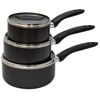 Quest Saucepan Set x 3