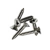 W4 1" No. 10 Countersunk Self-Tapping Stainless Steel Screws