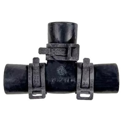 Alde Rubber T Joint with Mounted Band Clips