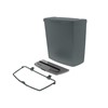 Hartal 5 Piece Door Bin Set - Basalt Grey