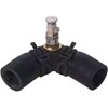 Alde Rubber Horizontal Elbow Valve C/W Clips
