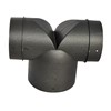 Truma Reducing T-Piece 80 to 72/65 mm (Black)