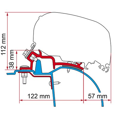 Fiamma Kit Renault Master H2