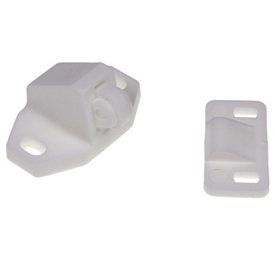 W4 Nylon Roller Catch - White
