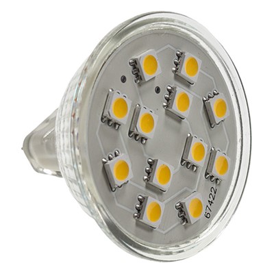 W4 12V 12SMD MR16 Dichroic Bulb