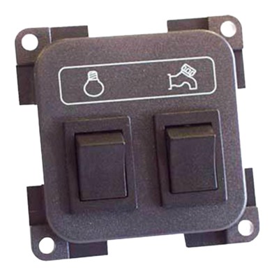 CBE Grey Pump & Light Switch