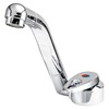Samba Mixer Water tap with 25cm flexi hose with barbed ends and 33mm hole size