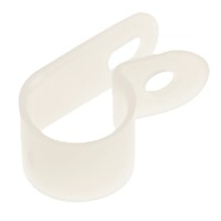Fawo 6.5mm Plastic P Clip (order in multiples of 100)