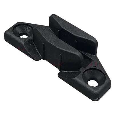 Polyplastic Narrow Black stay-catch lockplate