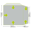 Eagle Air Drive Away Awning (Low : 180 - 210)