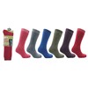 ProHike Ladies Wellington Boot Sock, Size 4-8, Assorted Colours