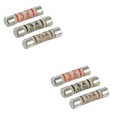 W4 Mixed Mains Plug Fuses (6 Pack)
