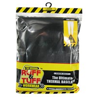 Ruff & Tuff Workwear Men’s Thermal Long Johns, Mixed Sizes, Black